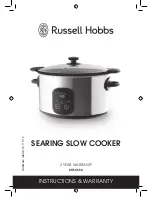 Russell Hobbs RHSC650 Instructions & Warranty preview