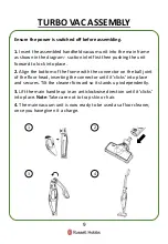 Preview for 9 page of Russell Hobbs RHSV1801 Manual