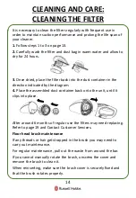 Preview for 14 page of Russell Hobbs RHSV1801 Manual