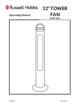 Предварительный просмотр 1 страницы Russell Hobbs RHTF3201 Operating Manual
