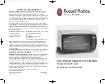 Preview for 24 page of Russell Hobbs RHTOV211CAN Instructions Manual