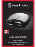 Preview for 1 page of Russell Hobbs RHTSM2D Instructions & Warranty