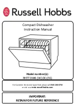 Russell Hobbs RHTTDW6 Instruction Manual preview