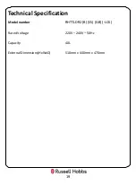 Preview for 19 page of Russell Hobbs RHTTLDR2 Instruction Manual