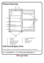 Предварительный просмотр 8 страницы Russell Hobbs RHUCF55-B-H Instruction Manual