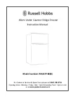 Preview for 1 page of Russell Hobbs RHUCFF48(B) Instruction Manual