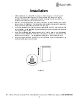 Preview for 8 page of Russell Hobbs RHUCLF1 Instruction Manual