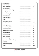 Preview for 2 page of Russell Hobbs RHUCLF2B Instruction Manual