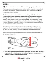 Preview for 9 page of Russell Hobbs RHUCLF2B Instruction Manual