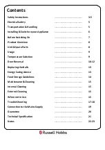 Preview for 2 page of Russell Hobbs RHUCLF55-H Instruction Manual