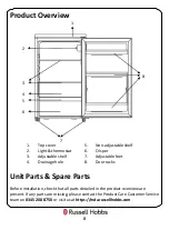 Preview for 8 page of Russell Hobbs RHUCLF55-H Instruction Manual