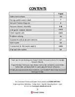 Preview for 2 page of Russell Hobbs RHUV2004 User Manual