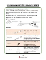 Preview for 12 page of Russell Hobbs RHUV2004 User Manual