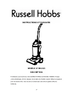 Предварительный просмотр 17 страницы Russell Hobbs RHUV23 Instructions And Warranty