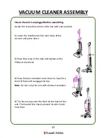 Preview for 11 page of Russell Hobbs RHUV3002 Manual