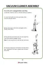 Preview for 11 page of Russell Hobbs RHUV5501 Manual