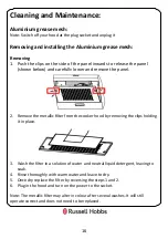 Preview for 16 page of Russell Hobbs RHVSRCH602B-M Instruction Manual