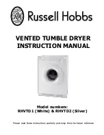 Russell Hobbs RHVTD1 (White) Instruction Manual preview