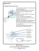 Preview for 20 page of Russell Hobbs RHWD861400 B Instruction Manual