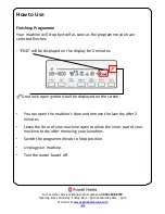 Preview for 39 page of Russell Hobbs RHWD861400 B Instruction Manual