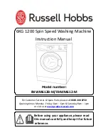 Preview for 1 page of Russell Hobbs RHWM612-M Instruction Manual