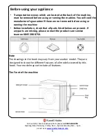 Preview for 5 page of Russell Hobbs RHWM612-M Instruction Manual