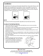 Preview for 8 page of Russell Hobbs RHWM612-M Instruction Manual