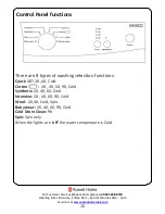 Preview for 15 page of Russell Hobbs RHWM612-M Instruction Manual