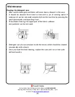 Preview for 26 page of Russell Hobbs RHWM612-M Instruction Manual