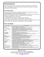 Preview for 27 page of Russell Hobbs RHWM612-M Instruction Manual