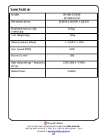 Preview for 28 page of Russell Hobbs RHWM612-M Instruction Manual