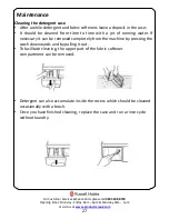 Preview for 27 page of Russell Hobbs RHWM712 Instruction Manual