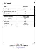 Preview for 29 page of Russell Hobbs RHWM712 Instruction Manual