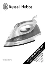 Russell Hobbs steam glide Instructions Manual preview