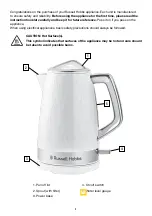 Preview for 3 page of Russell Hobbs Structure RHK332 Series Instructions And Warranty