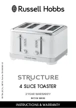 Preview for 1 page of Russell Hobbs STRUCTURE RHT334 Series Instructions & Warranty