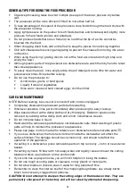 Preview for 10 page of Russell Hobbs STUDIO RHCFP500 Instructions & Warranty