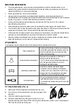 Preview for 4 page of Russell Hobbs SUPREME RHC470 Instructions And Warranty