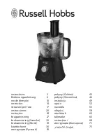 Предварительный просмотр 1 страницы Russell Hobbs T22-5000583 Instructions Manual