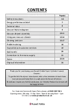 Preview for 2 page of Russell Hobbs Titan Pet RHCV4501 Manual