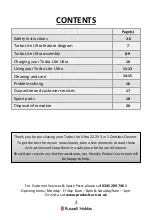 Preview for 2 page of Russell Hobbs Turbo Lite Ultra RHHS2201 Manual