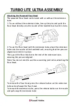 Preview for 9 page of Russell Hobbs Turbo Lite Ultra RHHS2201 Manual