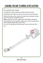 Preview for 11 page of Russell Hobbs Turbo Lite Ultra RHHS2201 Manual