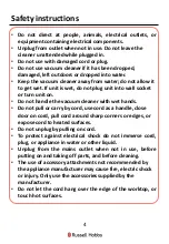 Preview for 4 page of Russell Hobbs UV Pro RHBV1001 Manual