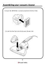 Preview for 8 page of Russell Hobbs UV Pro RHBV1001 Manual