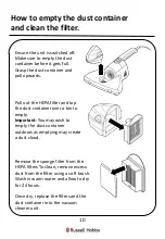 Preview for 10 page of Russell Hobbs UV Pro RHBV1001 Manual