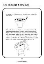 Preview for 11 page of Russell Hobbs UV Pro RHBV1001 Manual