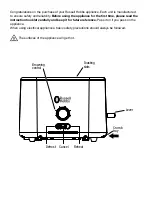 Preview for 3 page of Russell Hobbs Velocity RHT302 Series Instructions And Warranty