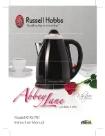 Russell Hobbs Whisper RHG701 Instruction Manual preview