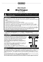 Preview for 5 page of Russka Mini-Trimmer User Instructions